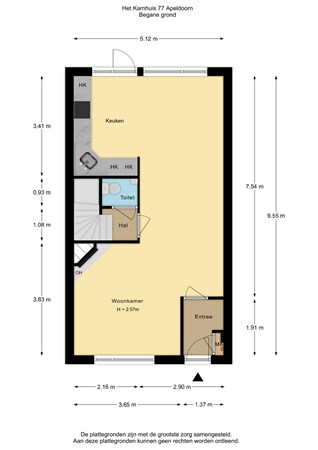 Floorplan - Het Karnhuis 77, 7335 LH Apeldoorn